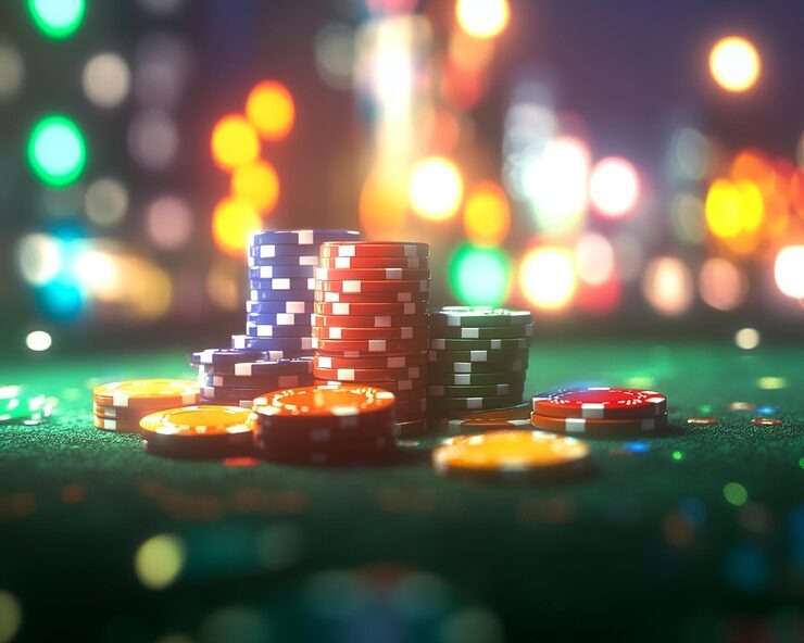 Monopoly Live wheel and presenter at saldo66 live-dealer studio